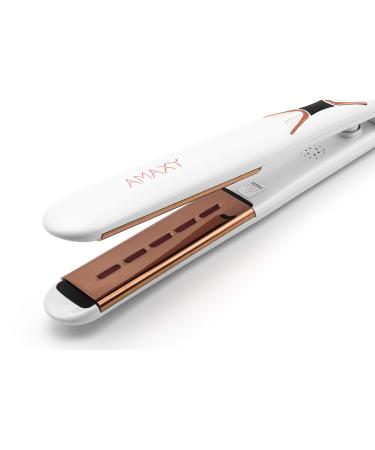 Professional InfraRED Hair Straightener - Instant 450 F Flat Iron for All Hair Types - Frizz-Free Silkier Single Pass Quick Heating - Buy Online on GoSupps.com