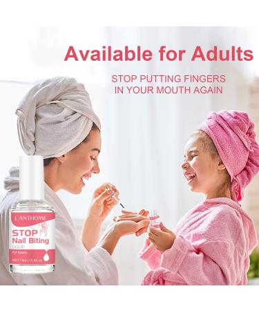 Anti Nail Biting Polish Quick Drying Stop Nail Biting Nail Biting Prevention for Adults Clear Anti Nail Biting Nail Polish Stop Biting Nails Nail Care Bitter Taste Safe Natural Plant Extract - Buy Online on GoSupps.com