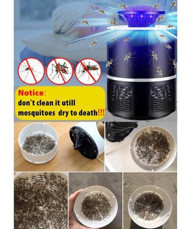 Bug Zapper Electric Mosquito & Fly Killer - Indoor/Outdoor Insect Trap with Powerful Attractant - Hangable Mosquito Lamp for Patio - Black - Buy Online on GoSupps.com