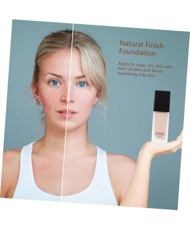 SKISUNO Liquid Foundation Concealer Liquid Moisturizing Foundation Concealer Foundation Makeup Glass Black - Buy Online on GoSupps.com