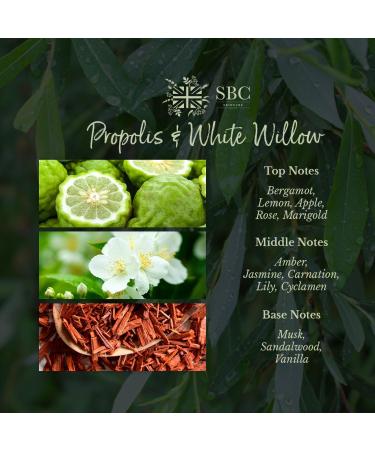 SBC Skincare Propolis & White Willow Moisturising Gel 500ml - Lightweight Face and Body Gel Moisturiser for Sensitive Reactive or Blemish-Prone Skin - Buy Online on GoSupps.com