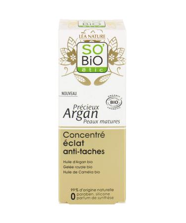 SO'BIO TIC Concentr Eclat Anti-taches Pr cieux Argan Peaux Matures