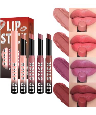  Vgvgaj Matte Lipstick for Women | Long-Lasting Moisturizing Shine | Lightweight Waterproof Finish for Parties Weddings Outdoor Events | Comfortable All-Day Wear - Buy Online on GoSupps.com
