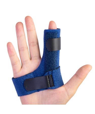 Sumifun Finger Brace, Trigger Finger Splint for Index Middle Ring Pinky Finger Arthritis Pain, Tendon Injury, Broken Mallet Finger Stabilizer Supports for Dislocated Knuckle Immobilizer Wrap for Right Hand