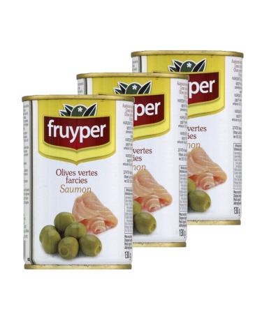 Fruyper Pack of 3 salmon-stuffed olives - 300g box