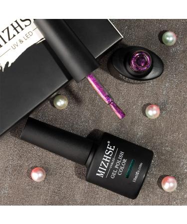 MIZHSE 9D Cat Eye Gel Nail Polish Set | Chameleon Magnetic Effect | 10ml (9D Collection 1) 6Pcs - Buy Online on GoSupps.com