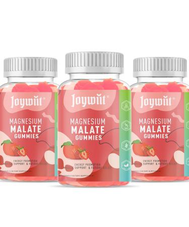 Magnesium Malate Gummies 1000mg 3 Pack 180 Counts
