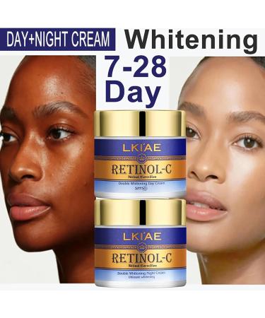 AILKE BOOST LUSTER LKIAE Ultimate Retinol day and night cream whitening antiaging reduces wrinkles fine lines moisturizing with spf 50+ snail extract collagen 100 ml - Buy Online on GoSupps.com