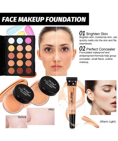 Fenshine All In One Makeup Kit for Women - Essential Starter Bundle with Eyeshadow Palette, Lipstick, and Brush Set (KIT005) - Buy Online on GoSupps.com