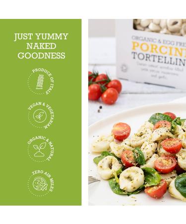 Mr Organic Porcini Mushroom Tortellini 250g - Vegan, Non-GMO, Preservative Free | Healthy Home Cooking - Buy Online on GoSupps.com