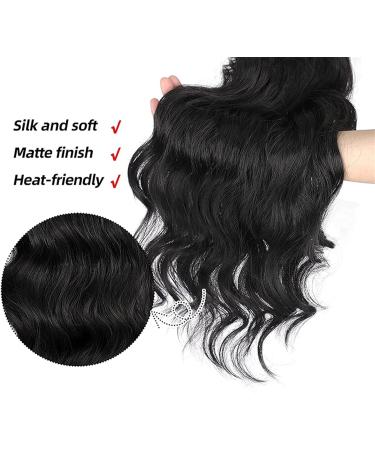 Hair Chignon 8-24 Inch Long Wavy Ponytail Hair Extensions Wrapping Ponytail Brazilian Real Hair Ponytail Hair Extensions Clips Messy Bun Hair Piece (Color : Black Size : 18inch(150g)) - Buy Online on GoSupps.com