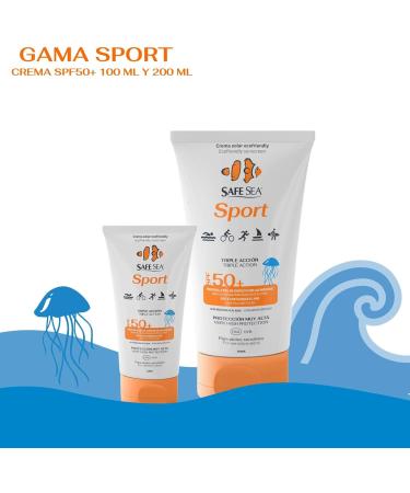  SAFE SEA Safe Sea Sport Jellyfish Cream Triple Action SPF 50+ - Buy Online on GoSupps.com