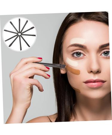 Mikinona Double Ended Makeup Brush 10 Pcs Eye Shadow Brush Sponge Makeup Applicator Foundation Sponge Makeup Brush Makeup Tools - Buy Online on GoSupps.com