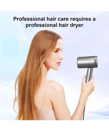 1400W Foldable Ionic Blow Dryer for Curly Hair - Quick Dry & Negative Ion Technology | Shop Internationally - Buy Online on GoSupps.com
