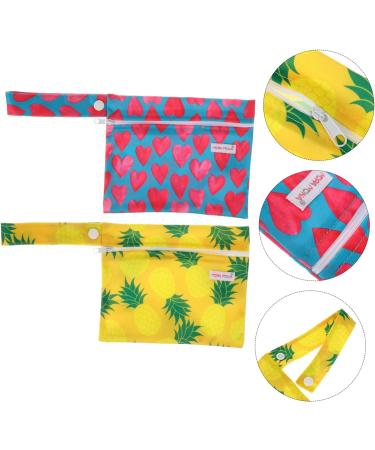 BUGUUYO 2 Pcs Pad Buggy Bag Storage Tote | Lip Gloss & Menstrual Pad Holder | Outdoor Medicine Bag | Assorted Colors - 18x13.5x0.2cm - Buy Online on GoSupps.com