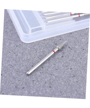minkissy 1 Box Acrylic Nail File Drill Bit Cylinder Head Nail Art Kit Grinding Head for Nail Grinding Head Polisher Nail Care Polishing Drill Nail Goue Nail Drill To Rotate Manicure Suite - Buy Online on GoSupps.com