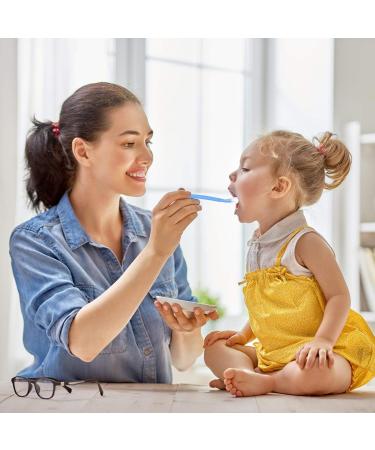 Vicloon Baby Spoons - 5 Pcs Silicone Self Feeding Training Spoons for Toddlers and Children - Bright Colors for Baby Feeding and Weaning - Buy Online on GoSupps.com