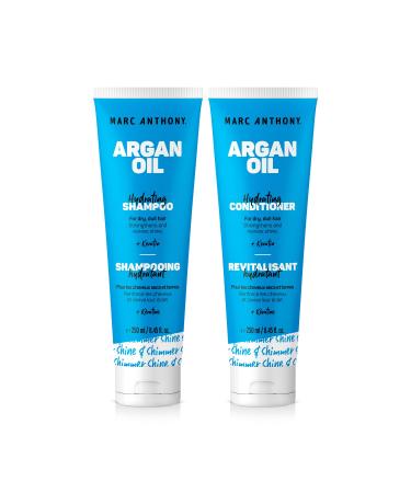 Marc Anthony Moisturizing Keratin & Argan Oil Shampoo and Conditioner Bundle, Hydrating Sulfate Free, Color Safe, Basix, 16.8 Fl Oz (Pack of 2) - Buy Online on GoSupps.com