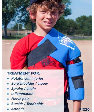 Pro Ice PI220 Youth Shoulder-Elbow Cold Therapy Wrap - Ice Insert Set - Buy Online on GoSupps.com