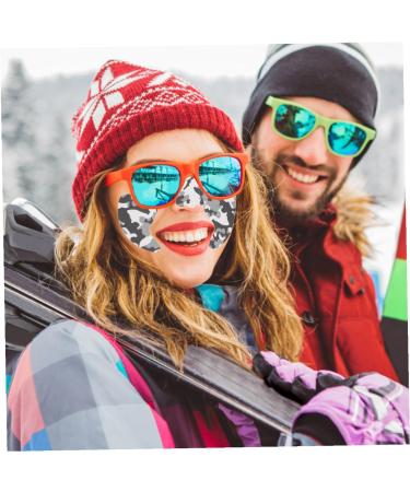  Angoily Angoily Pack of 2 Windproof Stickers for Snow Sports Breathable and Dry UV Sunscreen Face Mask Stretchable and Soft on the Skin - Buy Online on GoSupps.com