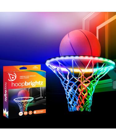 Brightz HoopBrightz LED Basketball Hoop Light, Color Changing - Motion Sensing Hoop Light - Lights Go Crazy When You Score - Fun Unique for Adults, Boys, & Girls Who Love Basketball