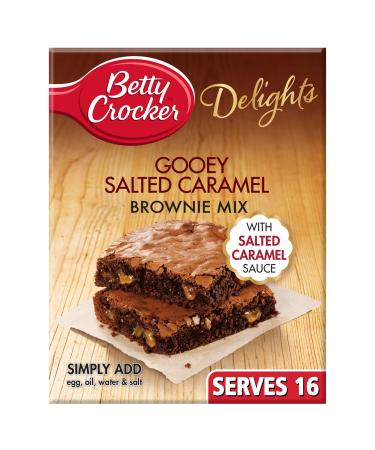 Betty Crocker Delights Gooey Salted Caramel Brownie Mix 430 g