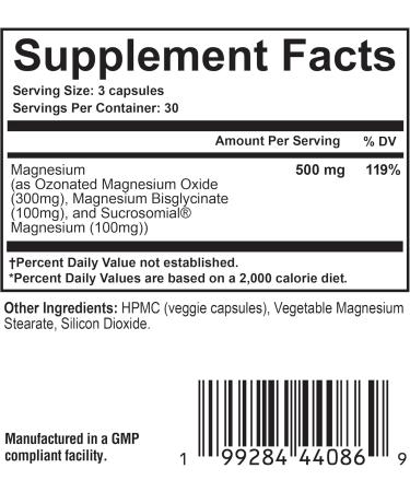Thyro Mag+ Triple Magnesium Complex Magnesium Glycinate Sucrosomial & Mag O7 (Ozone) Thyroid & Adrenal Support Sleep Mood Energy 90 Capsules by Dr. Westin Childs - Buy Online on GoSupps.com