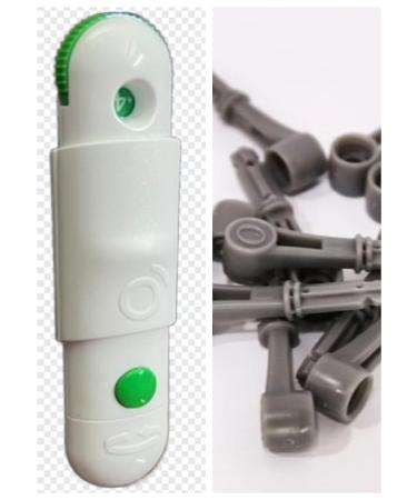 Blood Glucose Lancing Device with 25 Free Lancets