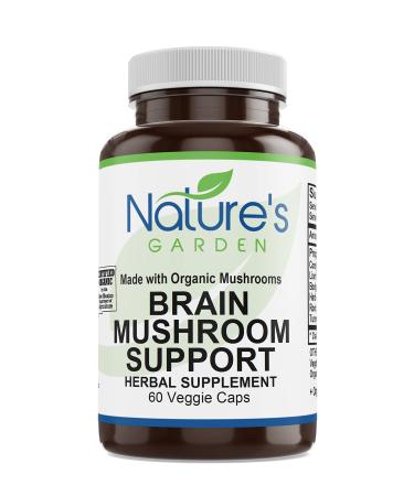 Nature's Garden - Brain Mushroom Support COG Capsules 60 VegCap