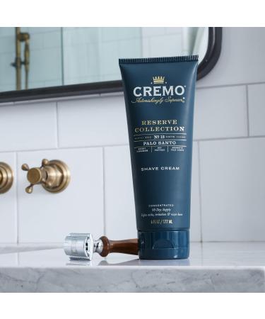 Cremo Barber Grade Palo Santo Shave Cream 6 Fl Oz (2 Pack) - Ultra-Slick Formula for Smooth Shaving | Fights Nicks, Cuts, and Razor Burn - Buy Online on GoSupps.com