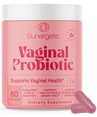 Premium Vaginal Probiotics for Women Clinically Studied Lactobacillus Vaginal Probiotic with Prebiotic & Cranberry to Balance PH Reduce Odor Urinary Tract Support & Feminine Health 60 Capsules