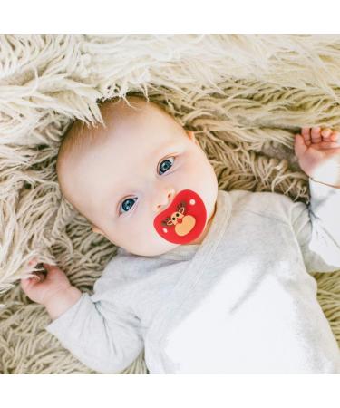 Nuobesty 3-Piece Silicone Baby Pacifier Set | Santa Claus & Reindeer Christmas Theme | Ideal for Newborns & Toddlers - Buy Online on GoSupps.com