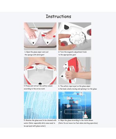 Window Cleaner Wipers Three-Layer Glass Cleaner Window Cleaner Super Three-Layer Glass Surface Cleaning Brush Wiper Tool for 5-35Mm Double Glazing - Buy Online on GoSupps.com