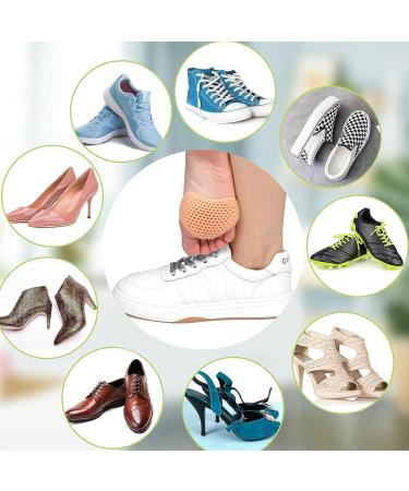 8 Silicone Forefoot Pads - Gel Cushions for Men & Women | Relief from Foot Pain & Metatarsal Support - Buy Online on GoSupps.com