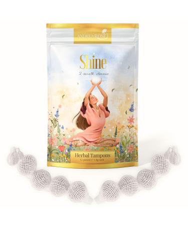 Shine Yoni Pearl Detox Treatment Vaginal Suppository Herbal Tampon (2 Month Cleanse)