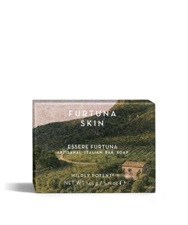 Furtuna Skin Handmade Italian Bar Soap - Organic Olive Oil & Botanicals - 145g | Purifying & Artisanal Soap for All Skin Types - Buy Online on GoSupps.com