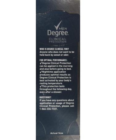 Degree Clinical Plus Anti-Perspirant Deodorant - Clean 1.7 oz | Strong Protection for All-Day Freshness - Buy Online on GoSupps.com