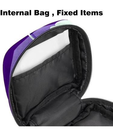 Portable Women s Storage Bags for Bandages Menstrual Pads & Tampons - Magical Rainbow Cartoon Clouds Design - Buy Online on GoSupps.com