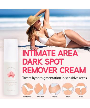 Dear Kitty Intimate Serum Evening Cream - Natural Dark Spot Corrector for Private & Sensitive Areas - Underarm Skin Improving Cream (1oz) - Buy Online on GoSupps.com