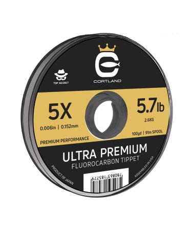 Cortland Ultra Premium Fluorocarbon Tippet 5X