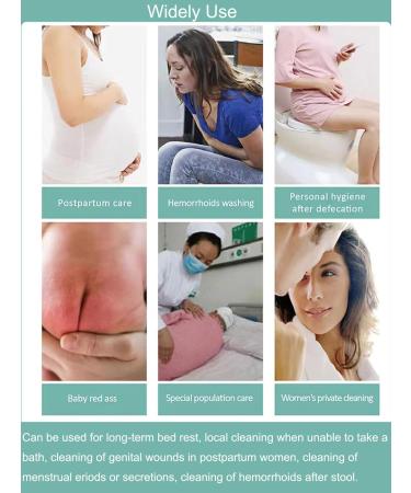 Peri Bottle for Postpartum Care | Handheld Portable Bidet Spray for Women | 500ml (16.9 oz) - Ideal for Perineal Cleansing Menstruation & Hemorrhoids - Buy Online on GoSupps.com