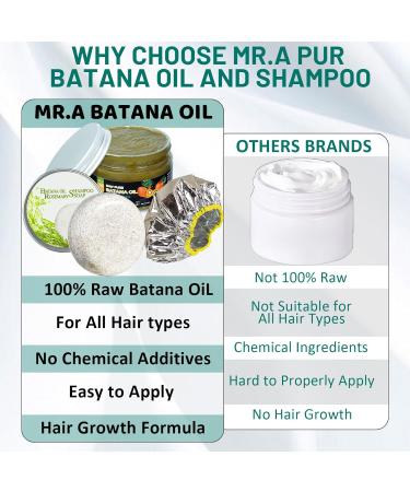 2Pack Batana Oil Shampoo Bars for Hair Growth | Nourishing & Moisturizing Solid Bars with Rosemary | Thinning Hair Deep Conditioning - 3.15 Ounce - Buy Online on GoSupps.com