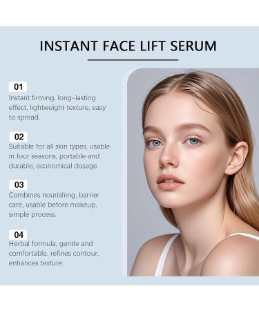 Instant Face Lifting Serum Containing Hyaluronic Acid Deeply Hydrates and Moisturizes Firming and Lifting Improving Skin Elasticity Improving Sagging Skin Suitable for All Skin Types 1 Fl Oz - Buy Online on GoSupps.com