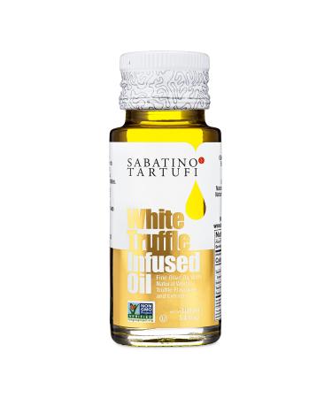 Sabatino Tartufi White Truffle Infused Olive Oil - All Natural, Made From White Truffles, Vegan, Vegetarian, Kosher, Non-Gmo Project Verified, 3.4oz