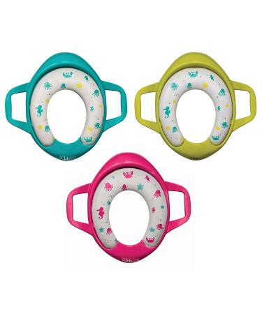 BBLV Pti Padded Toilet Seat Cover for Potty Training - Aqua - Buy Online on GoSupps.com