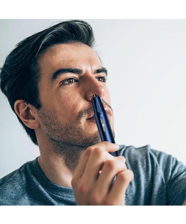 Shakven Nose And Ear Trimmer For Men | Eyebrow Trimmer For Men - Mens Nose Hair Trimmer Rechargeable 2 In 1 Hair Trimmer For Foot Beard Face Clip Hair Easy Cleansing Blue Nose Hair Tool - Buy Online on GoSupps.com