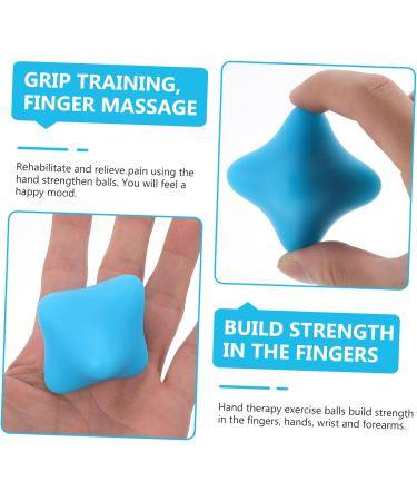 Toddmomy Bouncing Reaction Balls - Finger Grip Training & Hand Coordination Exercise | Blue Baoding Fitness Ball 5.8x5.8cm - Buy Online on GoSupps.com