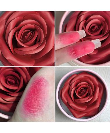 3D Floral Rouge Rouge Compact Soft Silky Cheek Powder Delicate Layered Pigment Suitable Daily Beauty Lustups Special Occasions Natural Glow 1 - Buy Online on GoSupps.com