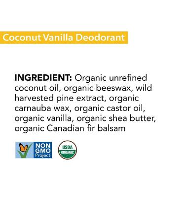 Puremedy Coconut Vanilla Deodorant Stick - Long-Lasting Stay Fresh Formula - Aluminum Free - 2.25 oz - Buy Online on GoSupps.com