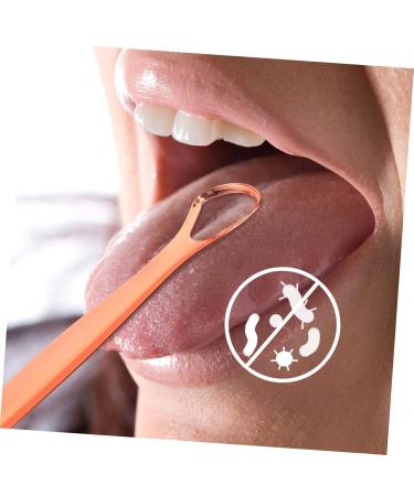 1 Set Tongue Travel Scraper - Stainless Steel Oral Cleaning Tool for Fresh Breath | Best Travel Accessories - Buy Online on GoSupps.com